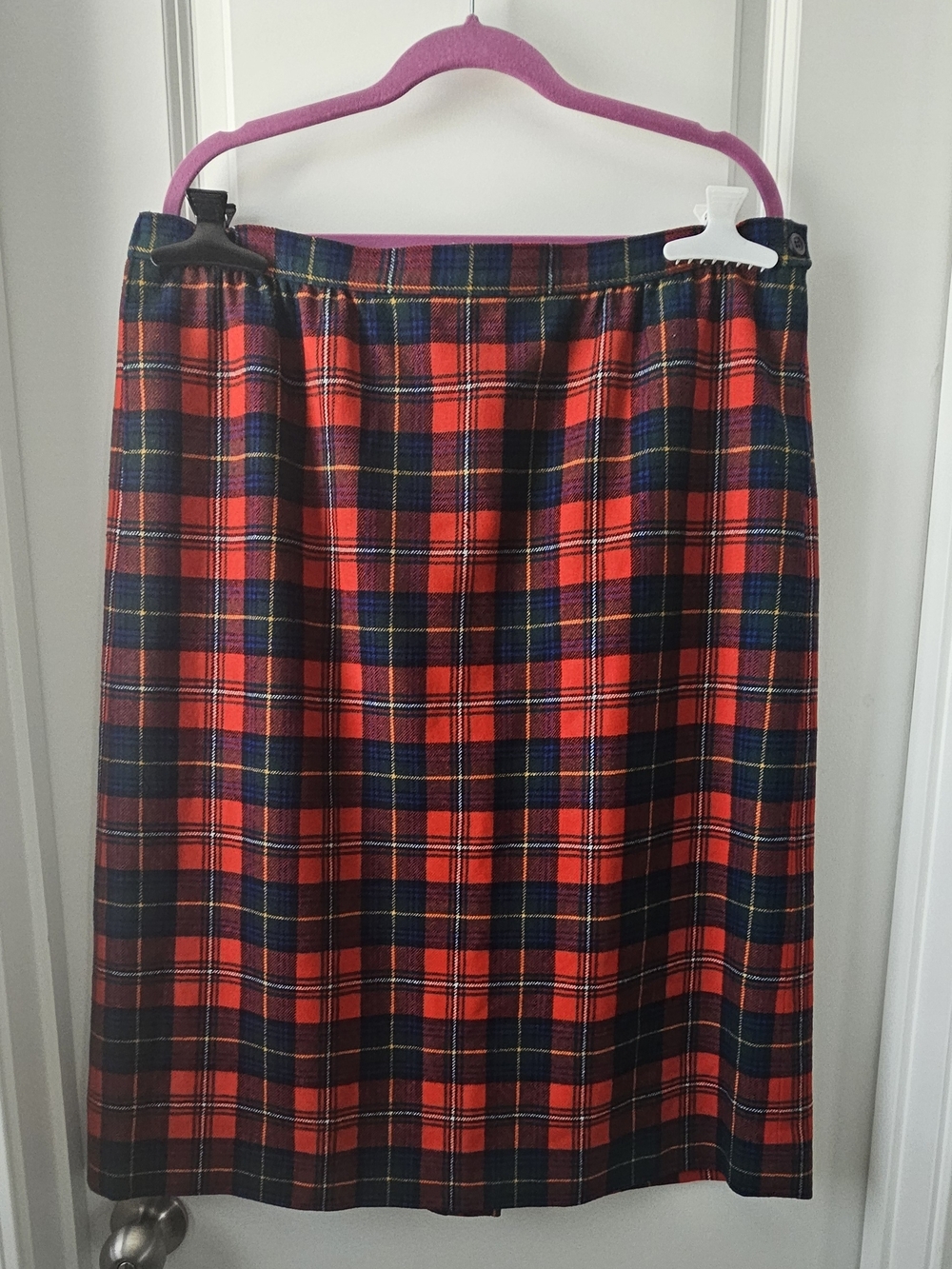 Vintage Pendleton Boyd Tartan Midi Skirt